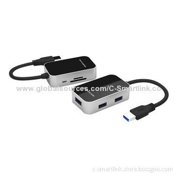 USB3.0 Hubs with SD/TF, Support SD Card and TF Card